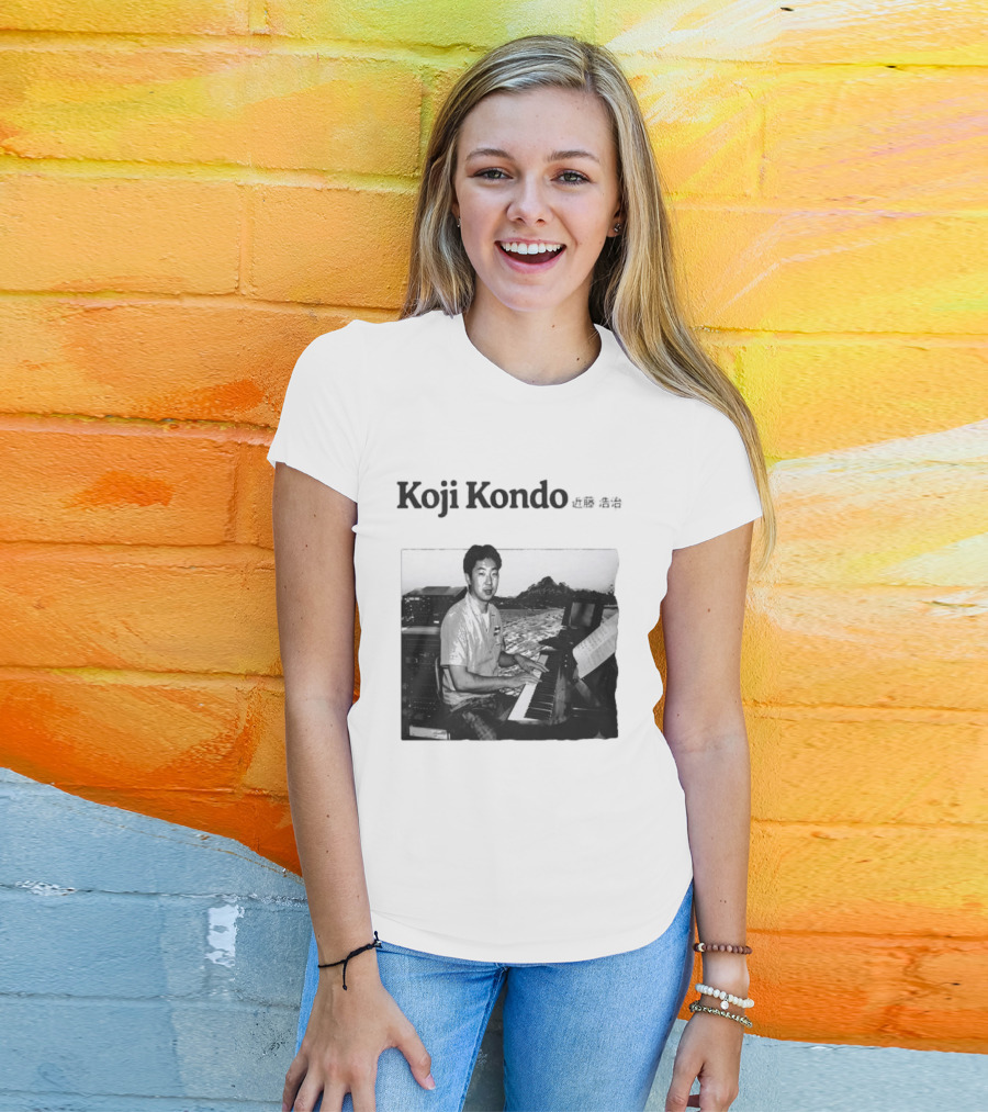 Koji Kondo I Can Hear Music Piano Masters T-Shirt