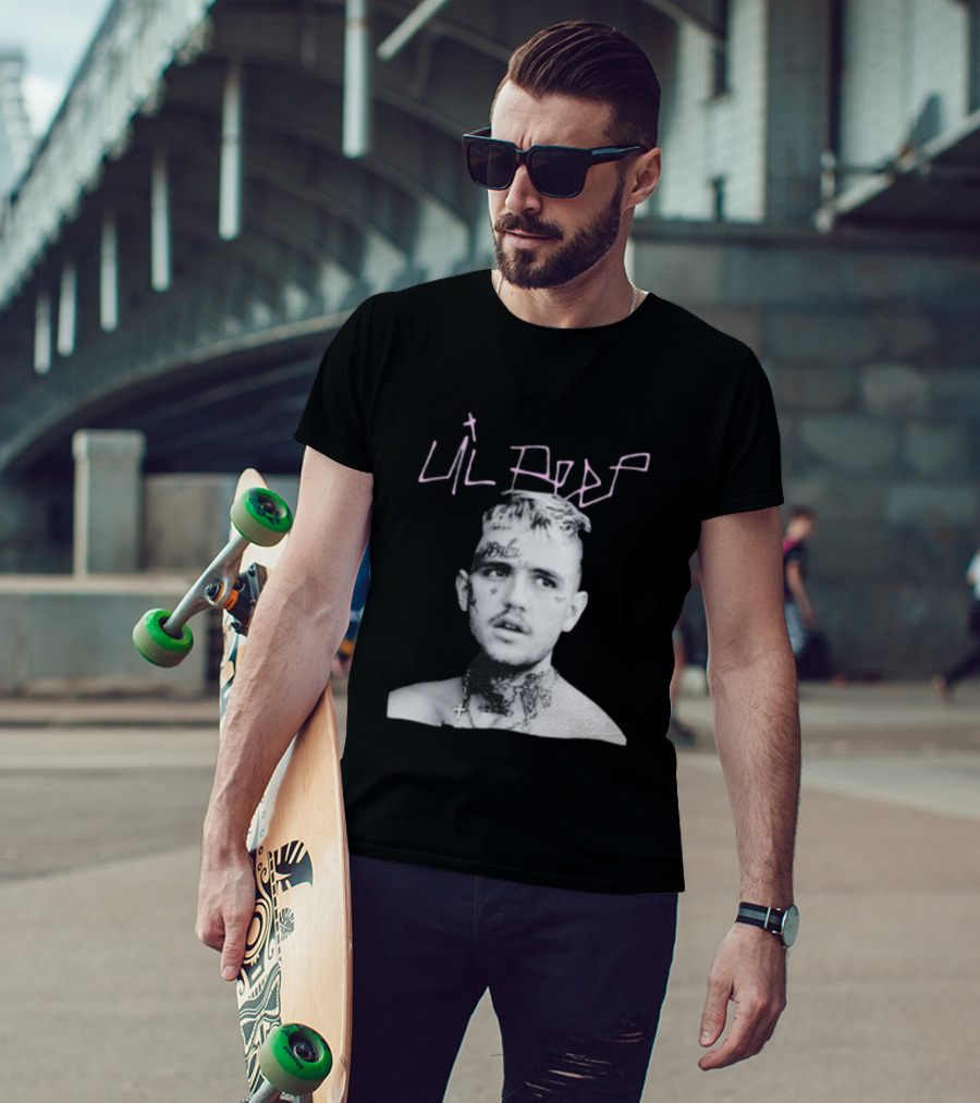 Lil Peep Gustav Elijah Åhr Emo Rap Tattoo T-Shirt