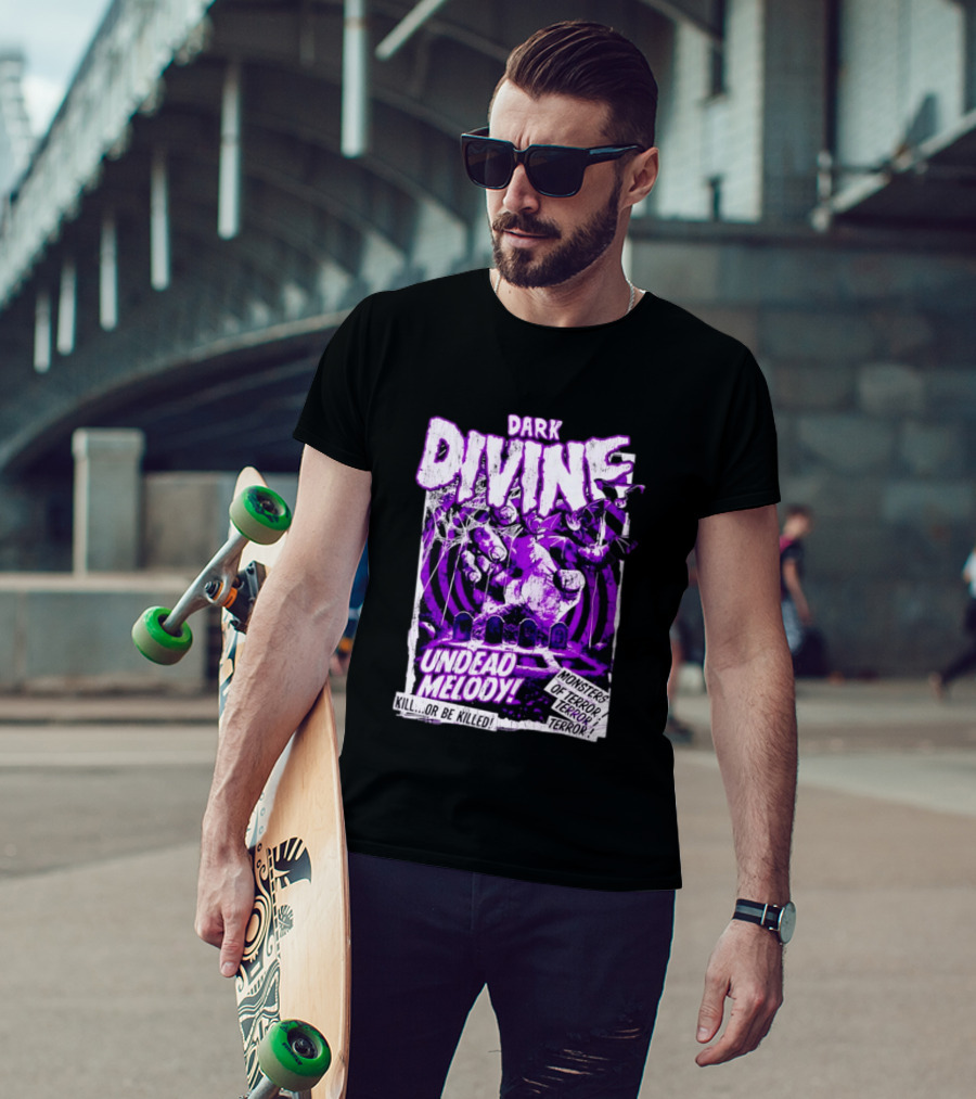 Dark Divine Undead Melody Monsters Of Terror Horror T-Shirt