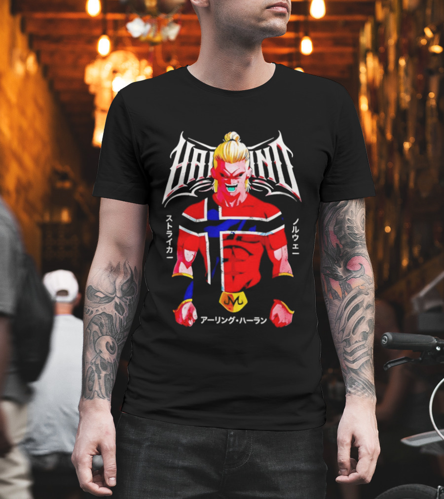 Haaland Norway Striker Majin Buu T-Shirt