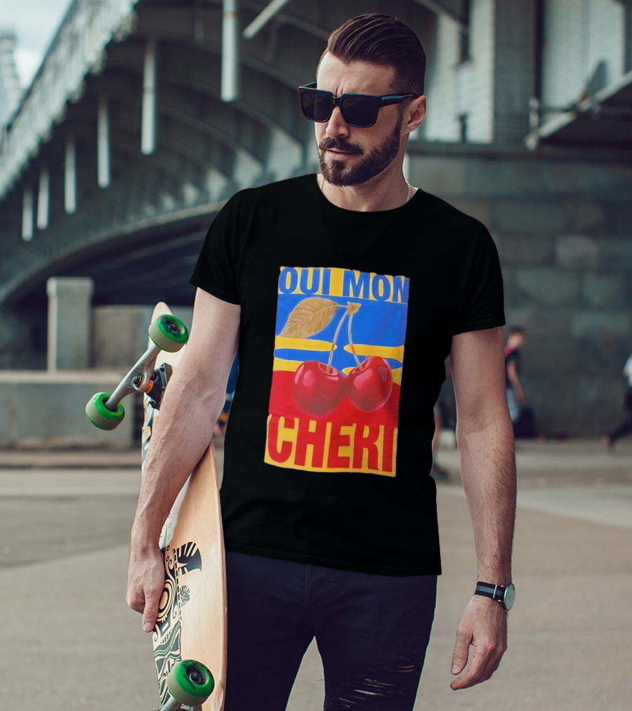 Oui Mon Cheri Cherry French Fruit T-Shirt