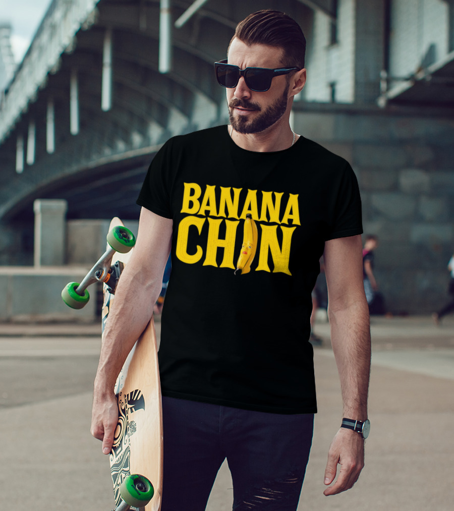 Banana Chin MMA Sandipantsmma Surreal Face T-Shirt