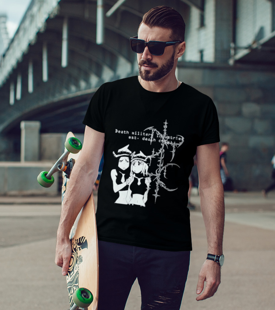 Death Military Industries Est Death City Anime Manga Cross T-Shirt