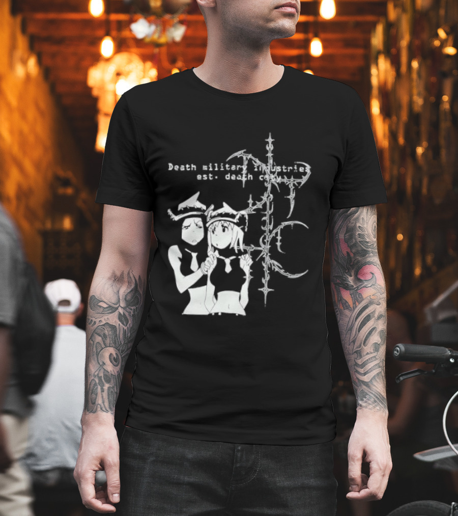 Death Military Industries Est Death City Anime Manga Cross T-Shirt