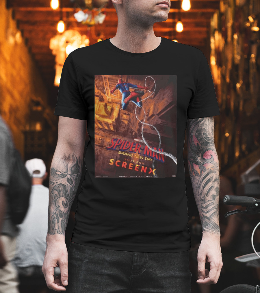 Spider Man Brand New Day Shot For ScreenX In Theaters July 31 2026 T-Shirt