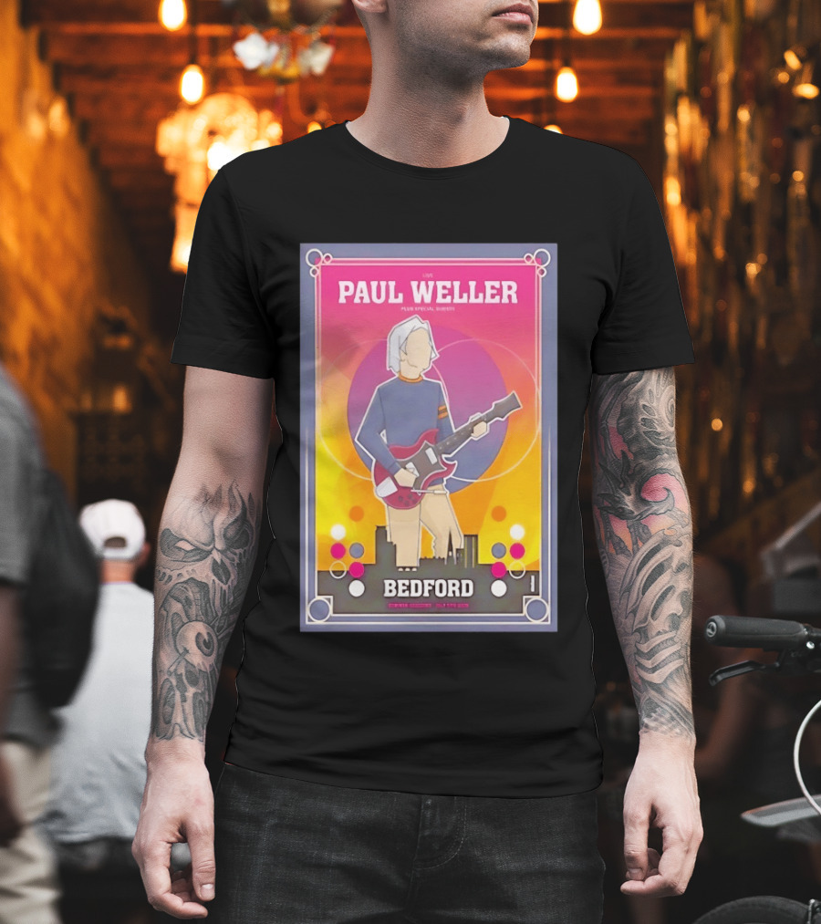Paul Weller Live Plus Special Guests Bedford River Festival Summer Sessions 2023 T-Shirt