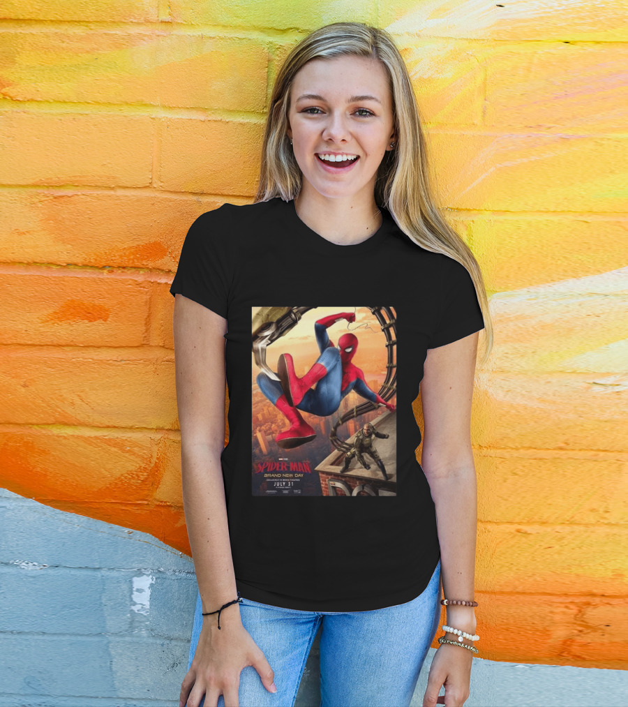 Spider Man Brand New Day Marvel Studios Movie Release July 31 2026 T-Shirt