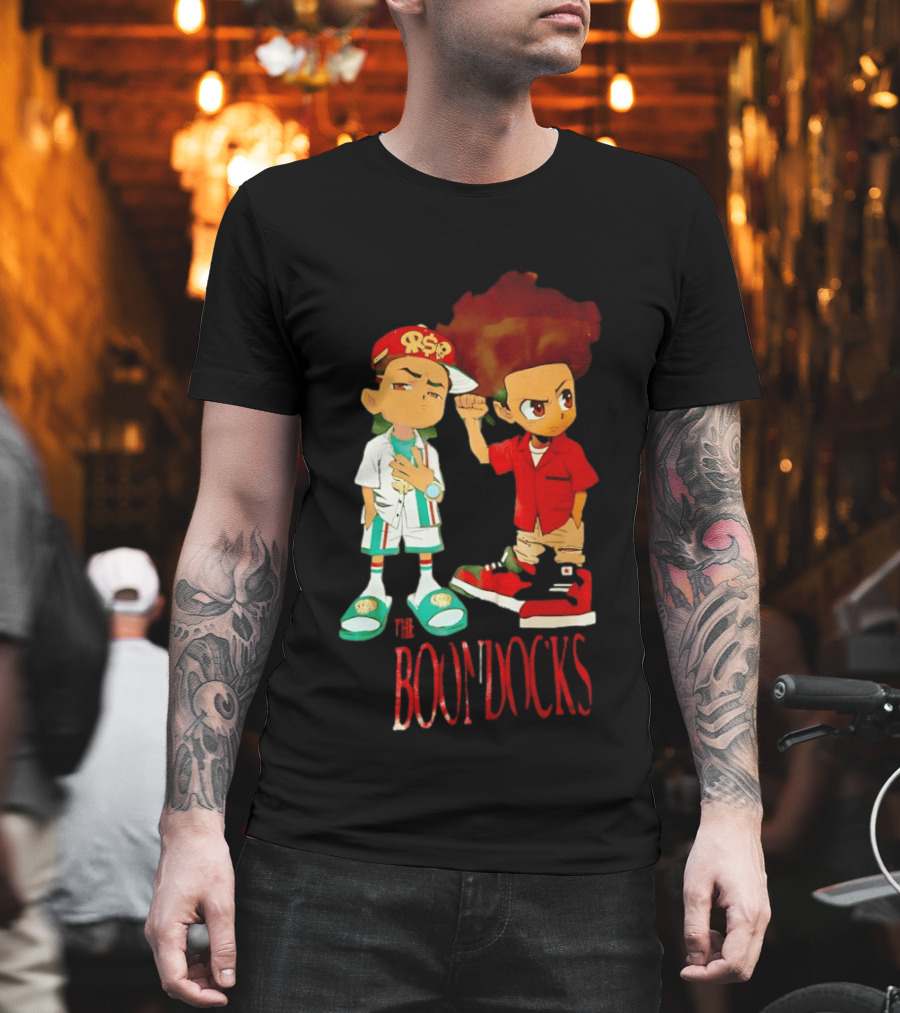 The Boondocks Riley And Huey Freeman Characters By Aaron McGruder T-Shirt
