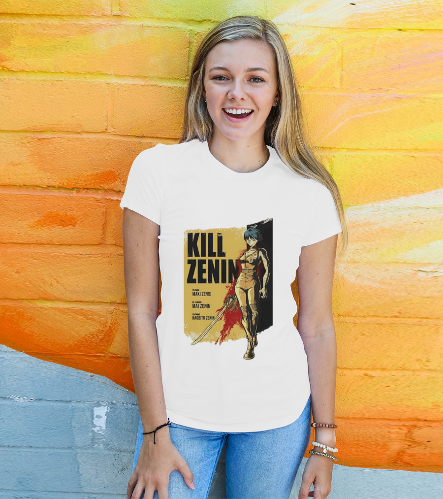 Kill Zenin Maki Mai Naobito Characters Anime T-Shirt