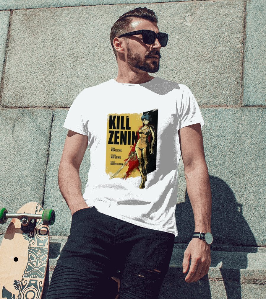 Kill Zenin Maki Mai Naobito Characters Anime T-Shirt