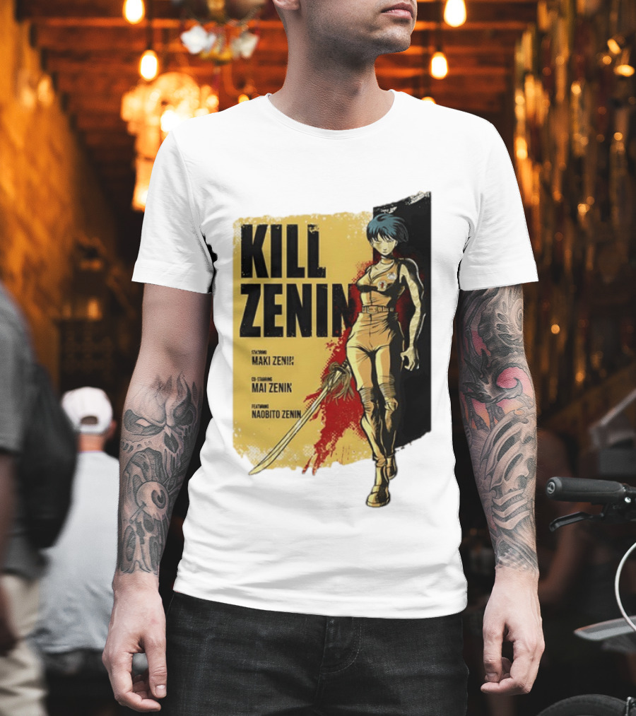 Kill Zenin Maki Mai Naobito Characters Anime T-Shirt