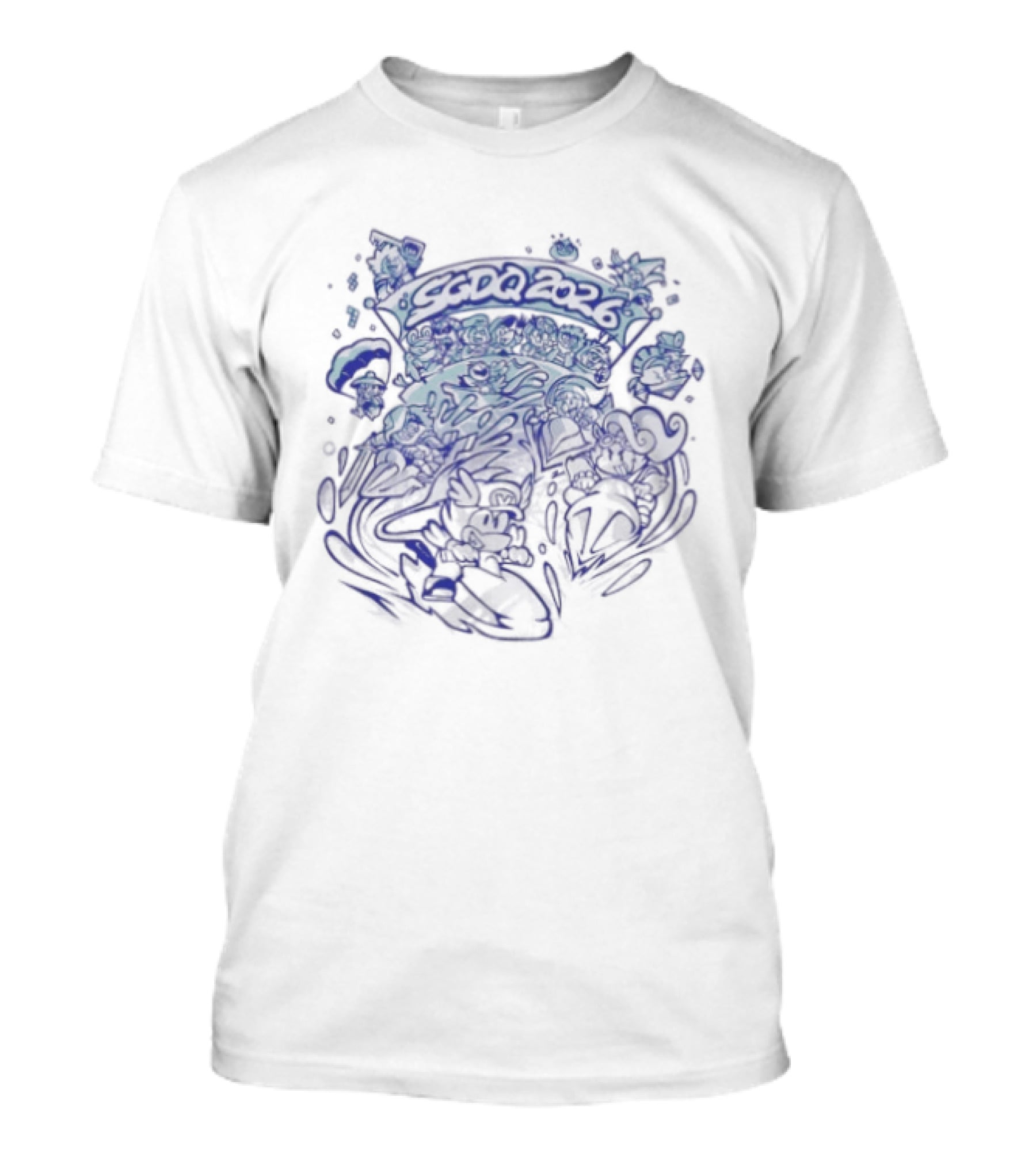 SGDQ 2026 Summer Games Done Quick Gaming Event Splash T-Shirt