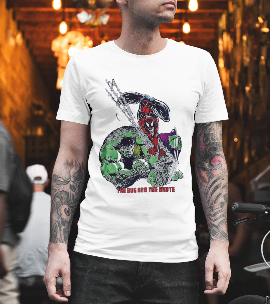 Spider Man And Hulk The Bug And The Brute Dynamic Duo Comic T-Shirt