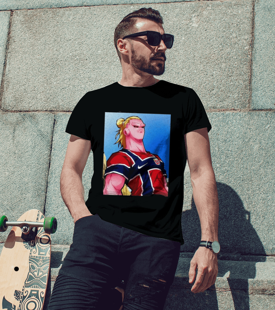 Erling Haaland Majin Buu Norway Dragon Ball Fusion T-Shirt