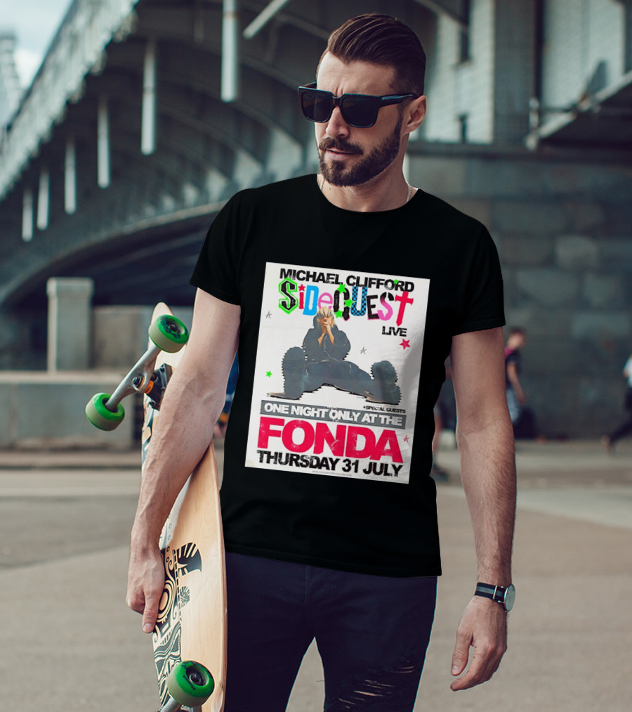 Michael Clifford Sideguest Live One Night Only At The Fonda Thursday 31 July T-Shirt