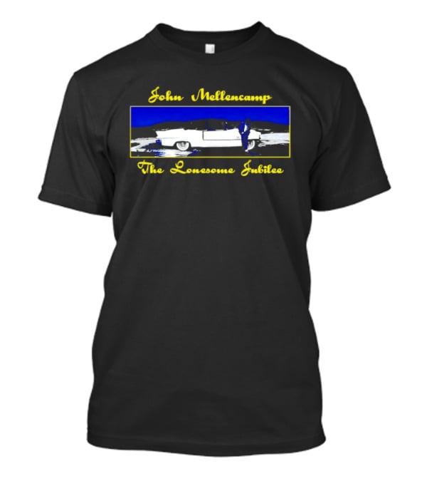 John Mellencamp The Lonesome Jubilee Vintage Blue Yellow T-Shirt