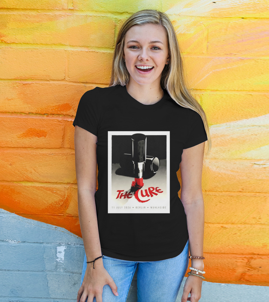 The Cure Berlin Concert 11 July 2026 Wuhlheide Lipstick T-Shirt