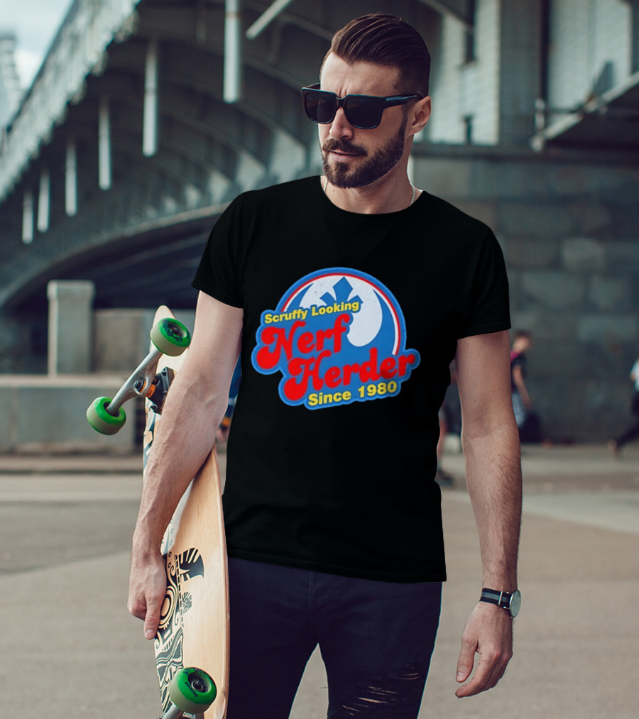 Scruffy Looking Nerf Herder Since 1980 T-Shirt