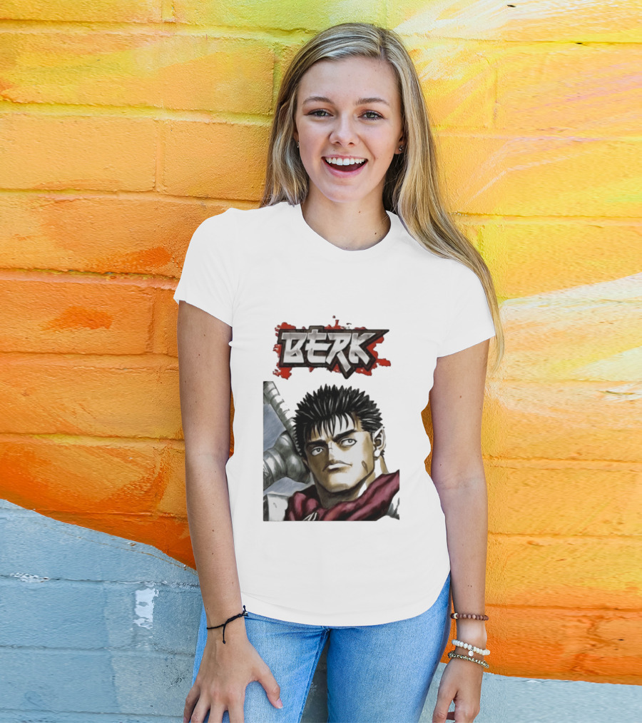 Berk Berserk Manga Guts Style Warrior T-Shirt