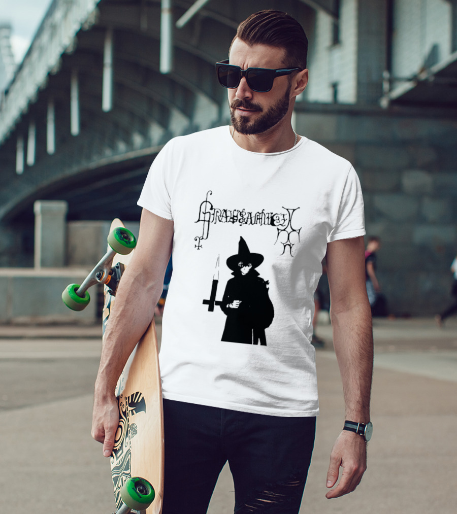Gravsaamuel Witch Iconic Gothic Anime Dark Aesthetic T-Shirt