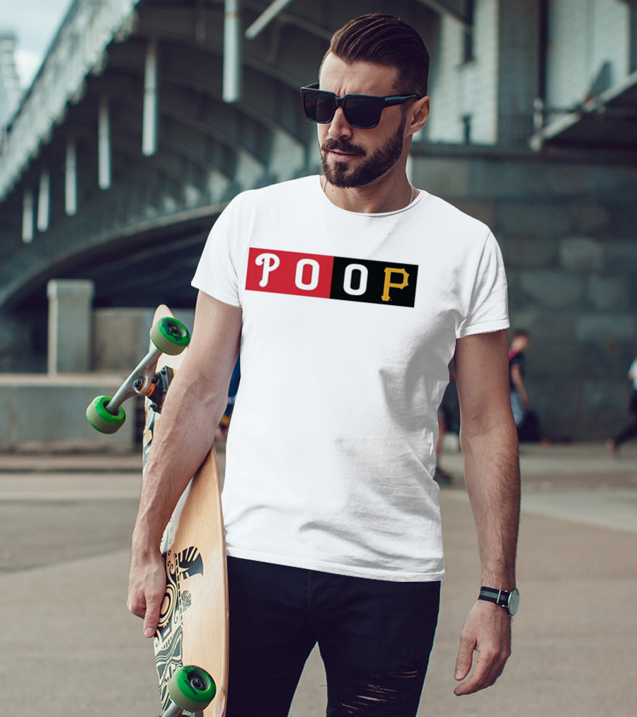 POOP Joe Roderick Pittsburgh Pirates T-Shirt