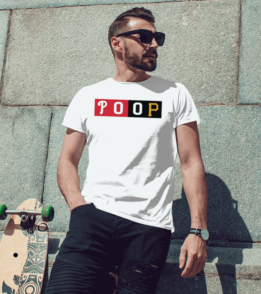 POOP Joe Roderick Pittsburgh Pirates T-Shirt