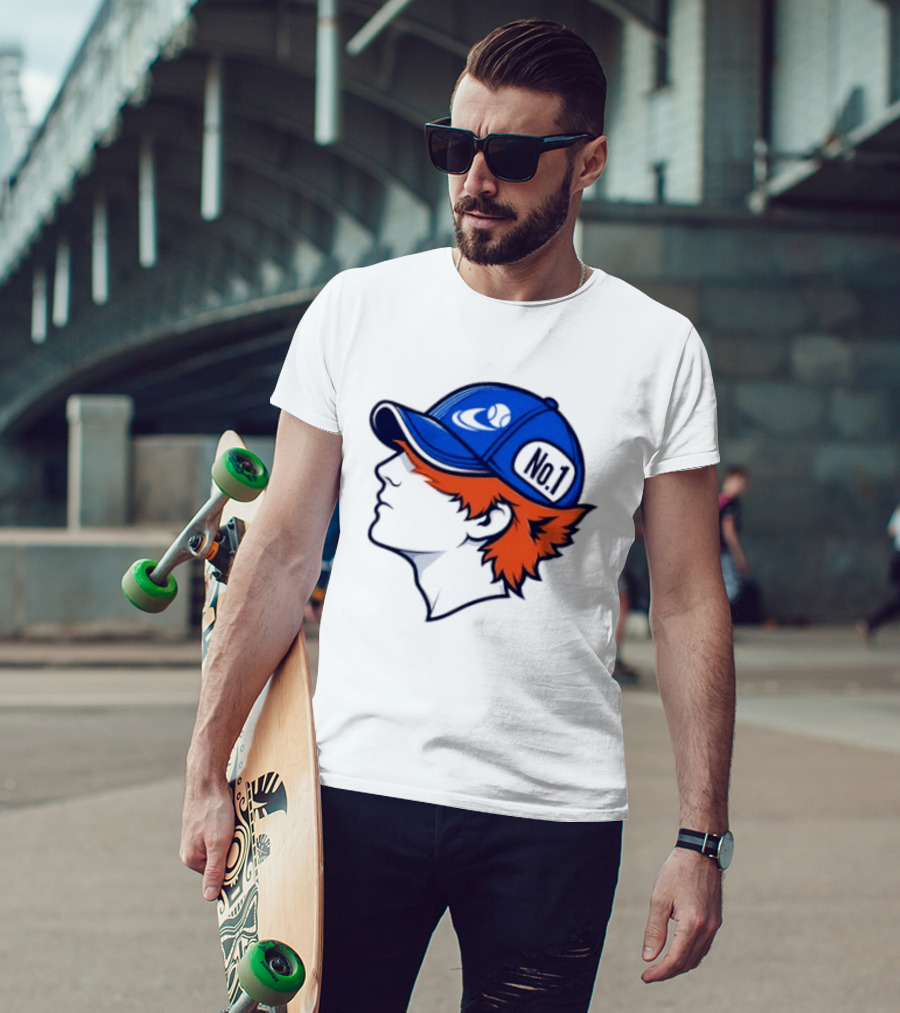 Jannik Sinner No 1 Fox Tennis ATP Player Iconic Cap T-Shirt