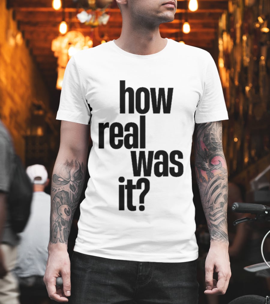 Asha Banks UK How Real Was It T-Shirt