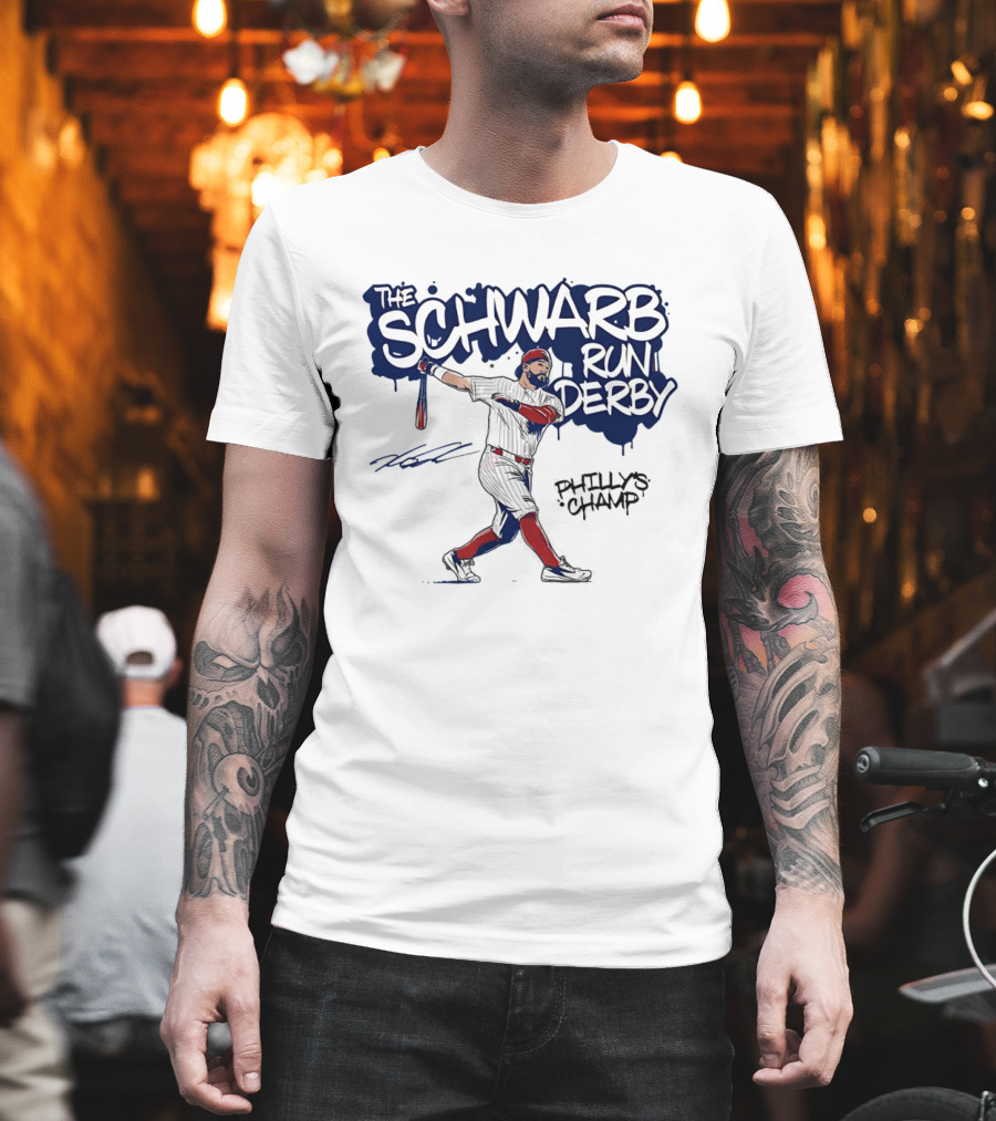 The Schwarb Run Derby Philly's Champ Baseball T-Shirt