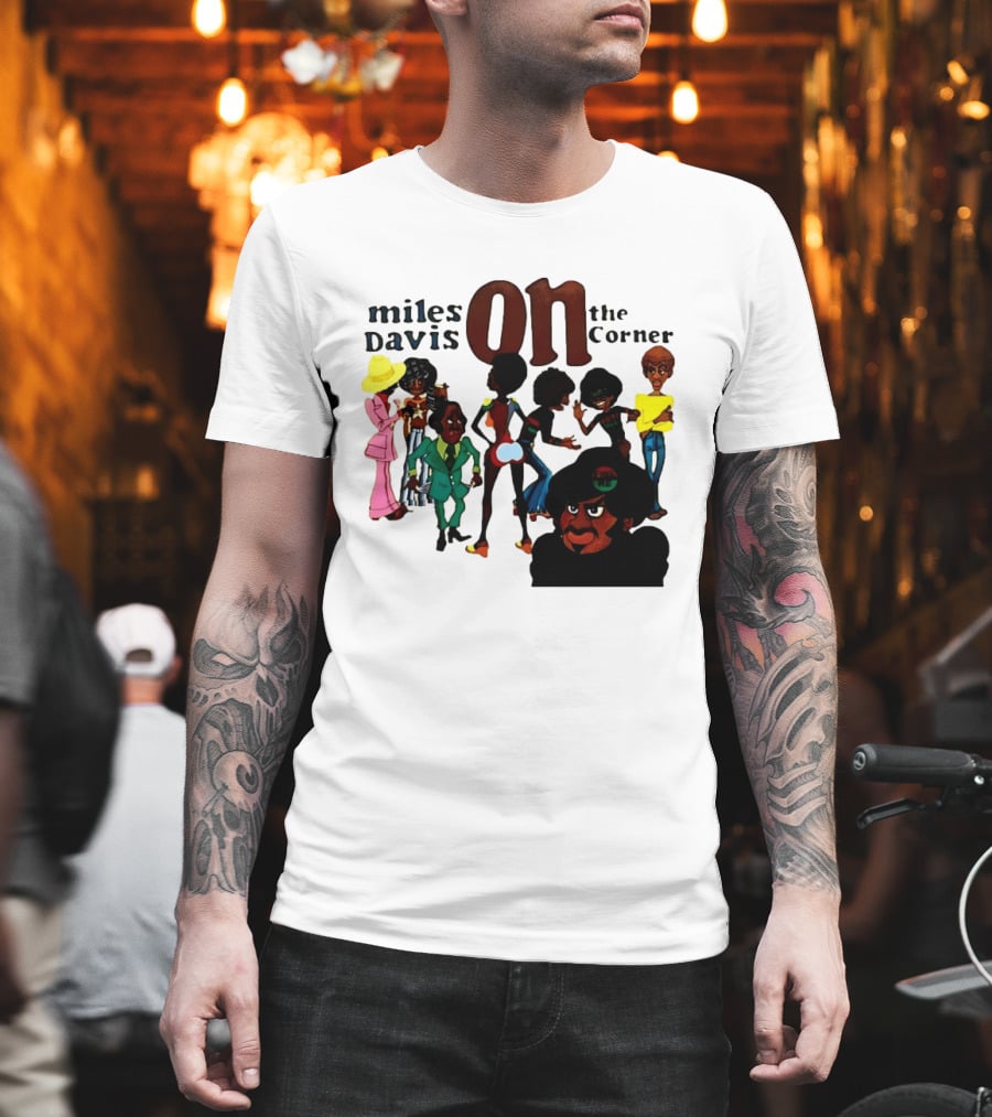 Miles Davis On The Corner Album Characters T-Shirt