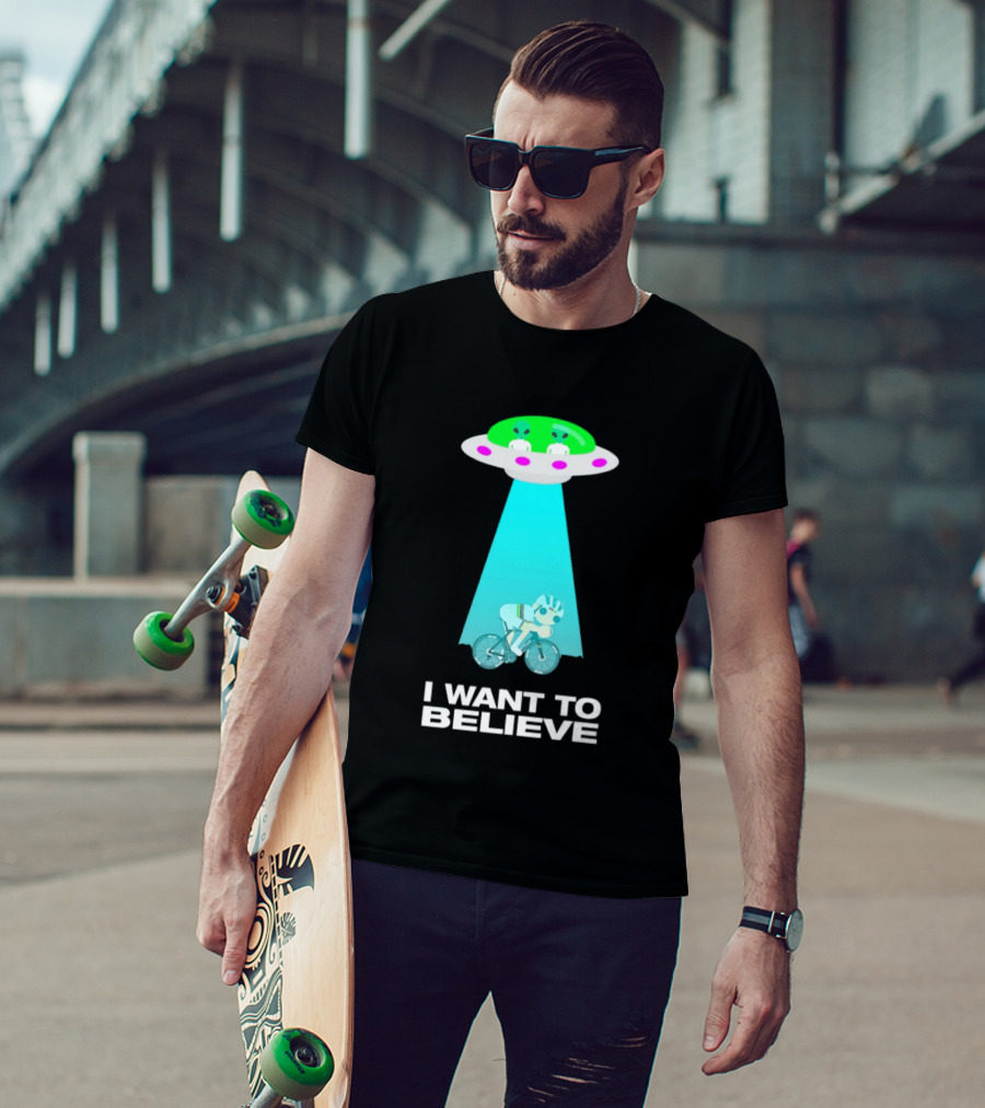 Colnago Cyclist UFO I Want To Believe Cycling T-Shirt