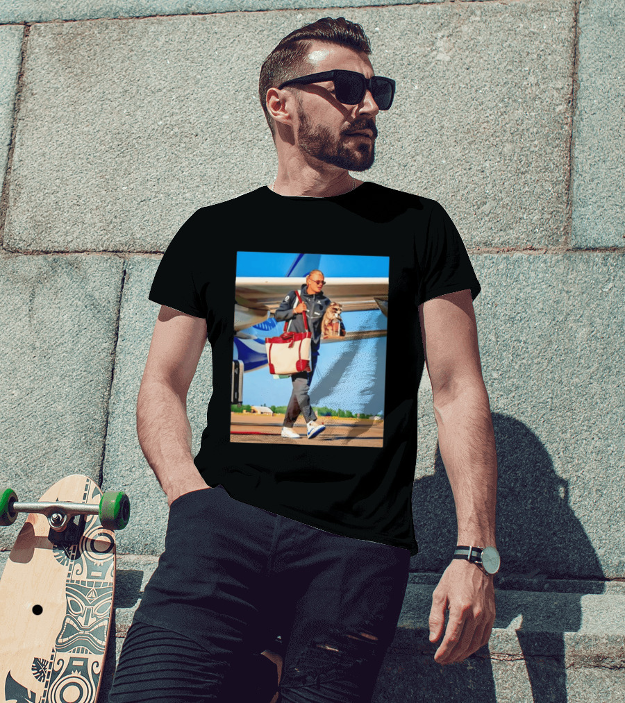 Erling Haaland Returns To Norway With Taxidermy Whiskey Raccoon T-Shirt