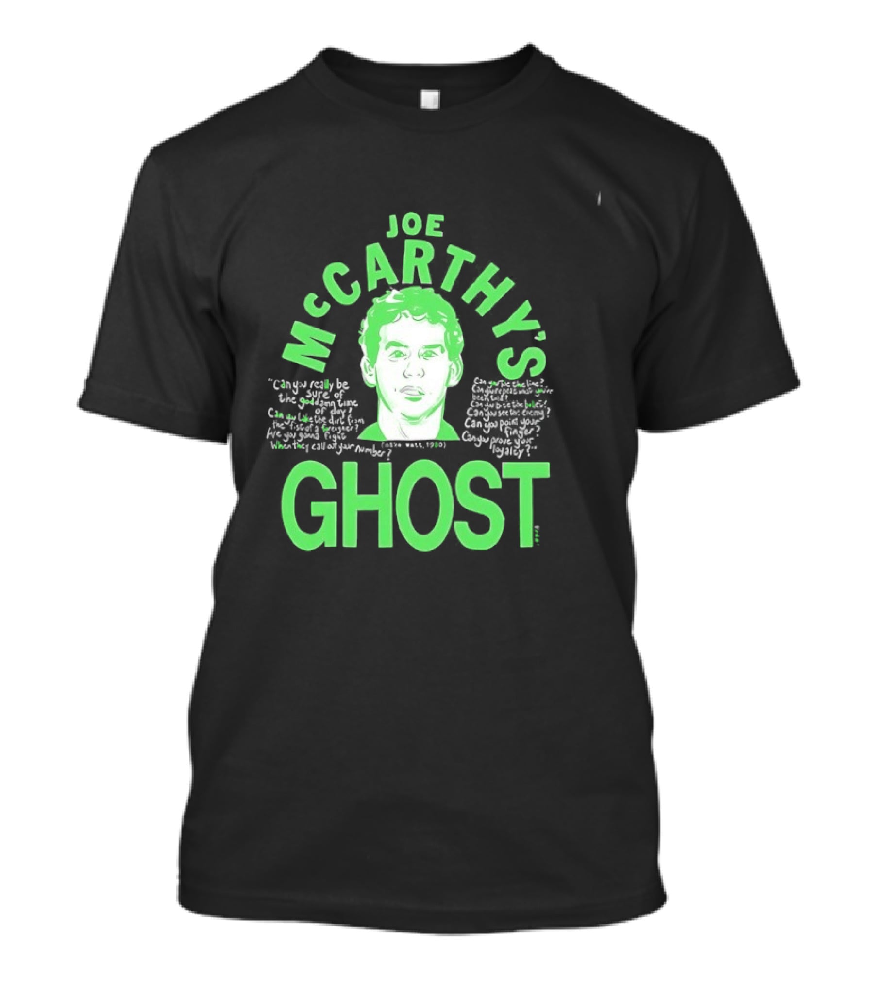 Joe McCarthy's Ghost Mike Watt 1980 Minutemen Punk Rock T-Shirt