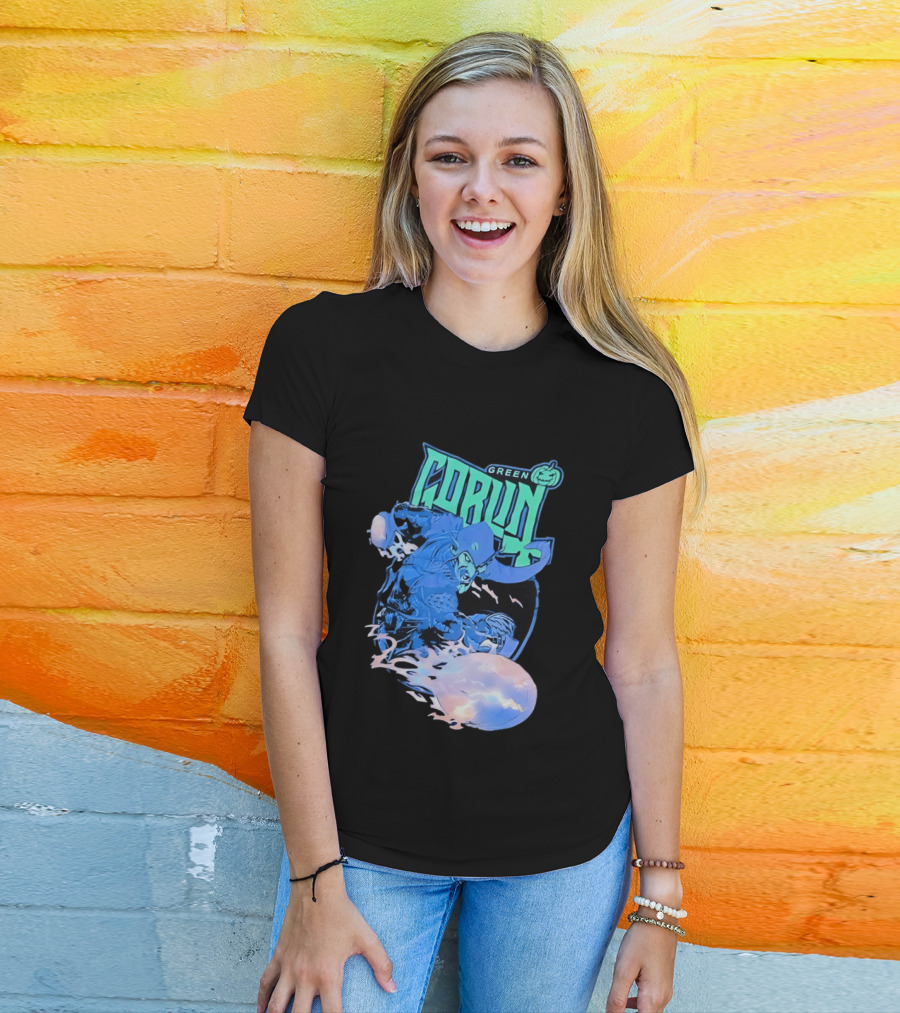 Green Goblin Pumpkin Marvel Comic Book Character Villain T-Shirt