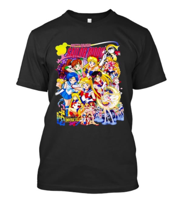 Pretty Soldier Sailor Moon Universal Studios Japan Anime Characters T-Shirt