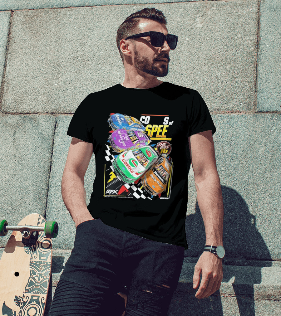 RFK Racing Colors Of Speed Castrol The Biff 16 Daytona 500 Cars T-Shirt