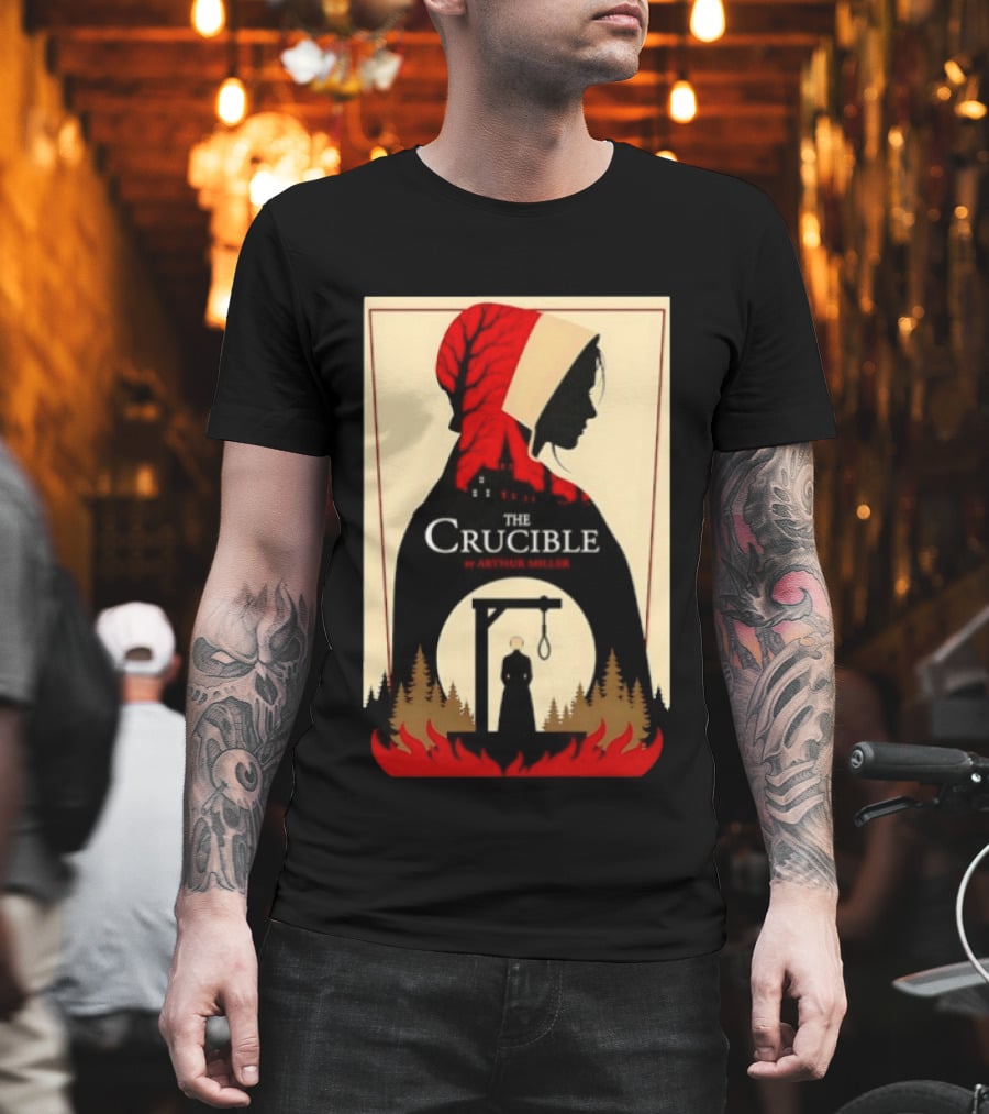 The Crucible By Arthur Miller Salem Witch Trials Hanging Scene T-Shirt