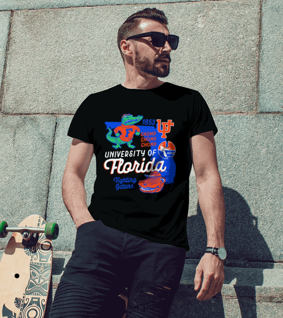 University Of Florida Fighting Gators Chomp Chomp Chomp 1986 U Of F T-Shirt