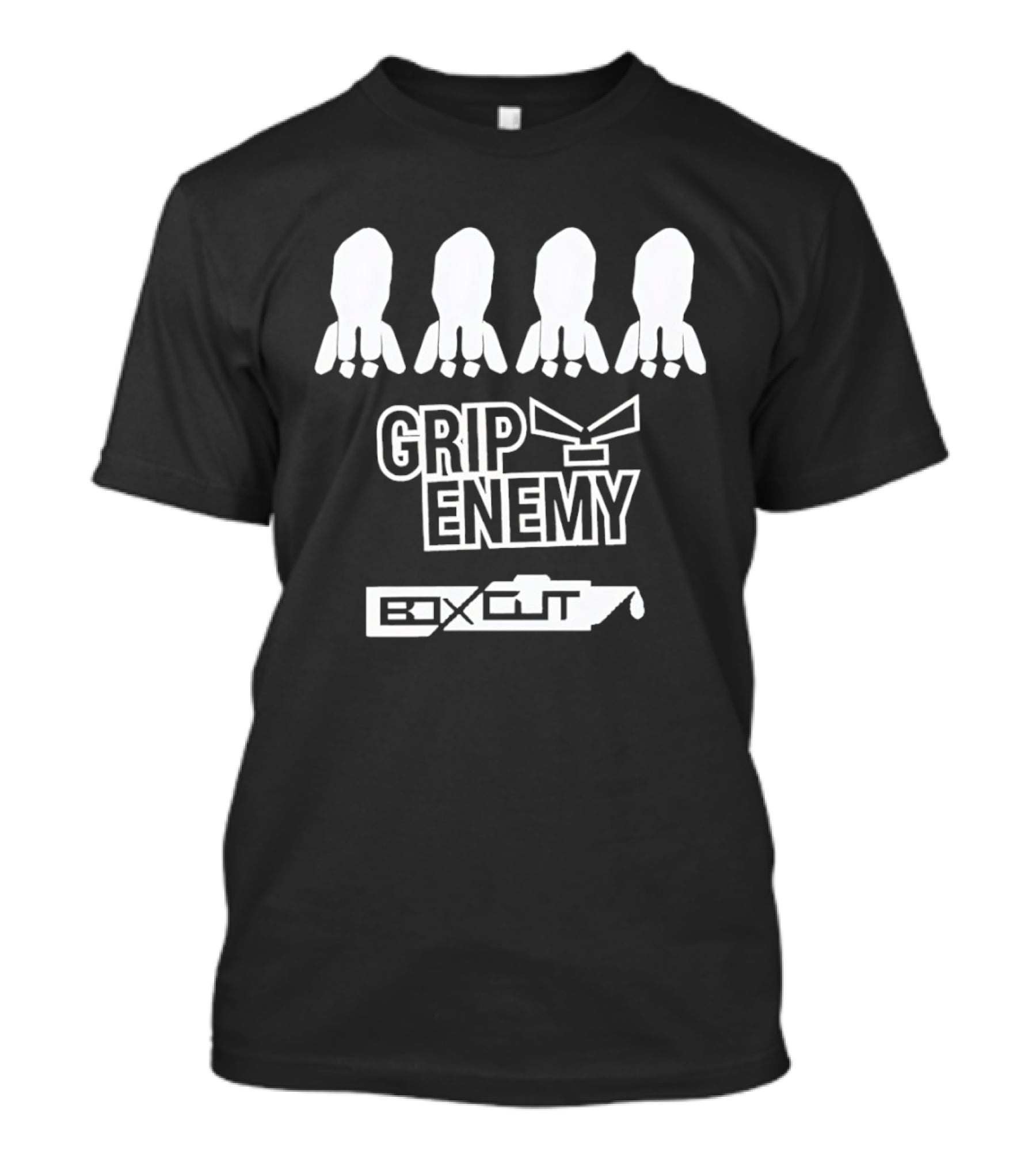 Grip Enemy Box Cut Urban Streetwear Octopus T-Shirt
