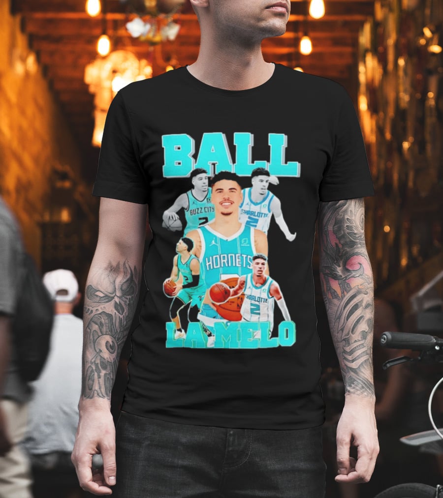 LaMelo Ball Hornets Buzz City Charlotte NBA T-Shirt