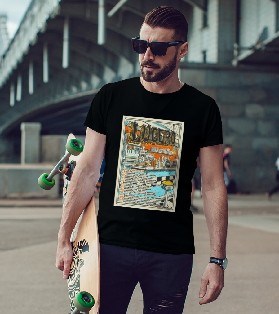 LUCERO Fall Tour 2026 Concert Dates And Venues T-Shirt