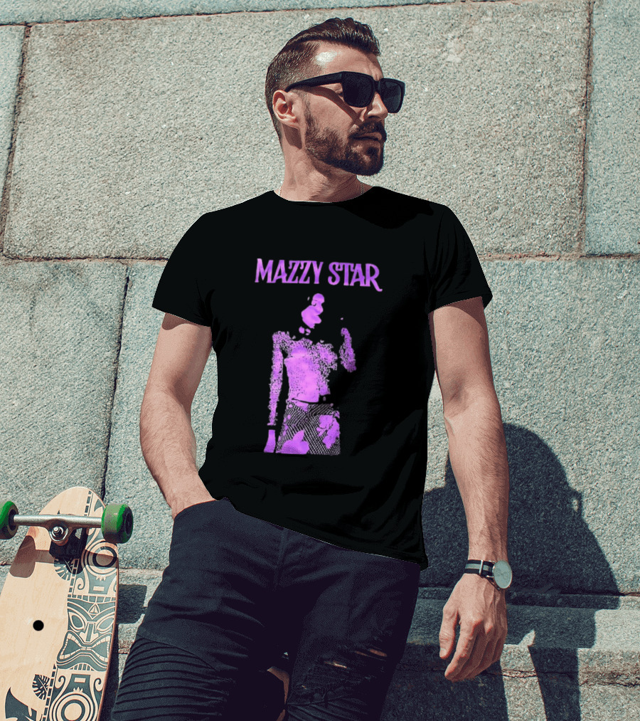Mazzy Star Hope Sandoval Purple Aesthetic Alternative Rock T-Shirt