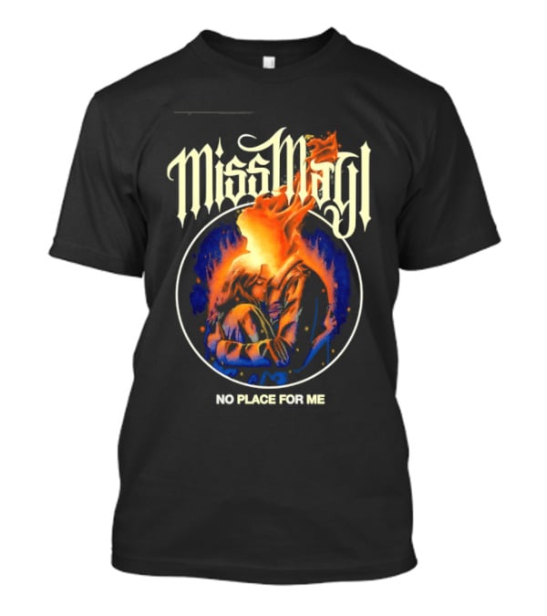 Miss May I No Place For Me Metalcore Band Fiery Circle T-Shirt