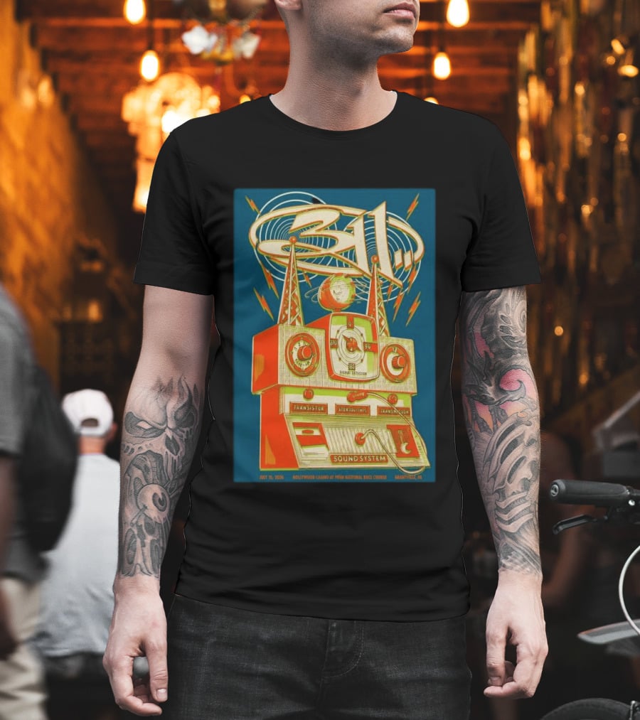 311 Grantville PA July 25 2026 Hollywood Casino Sound System T-Shirt