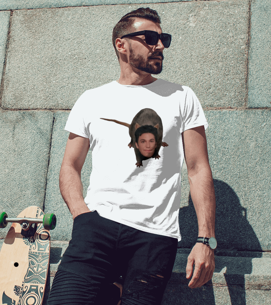Ben Affleck Rat Meme Face Mashup T-Shirt