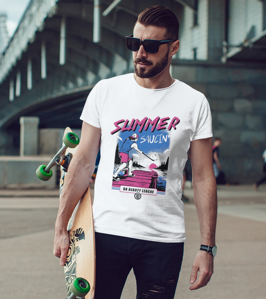 Summer Saucin Da Beauty League Hockey T-Shirt