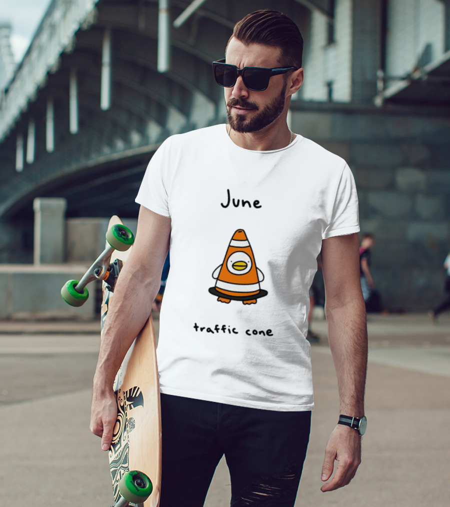 June Traffic Cone Duck Animal T-Shirt