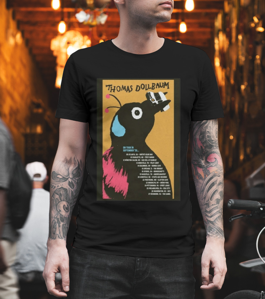 Thomas Dollbaum 2026 Tour September Concert Dates And Cities List T-Shirt