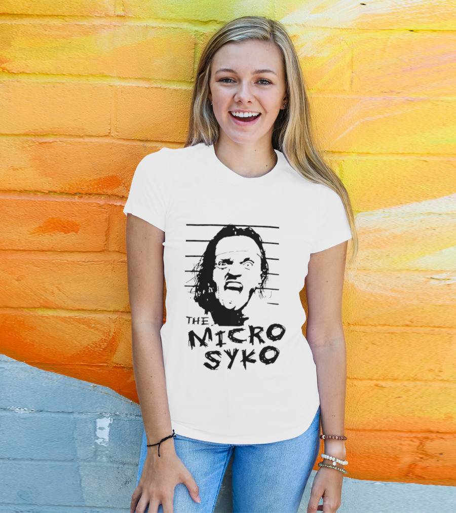 John Weena Wearing The Micro Syko Iconic Face T-Shirt