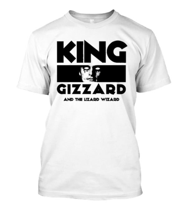 King Gizzard And The Lizard Wizard Face Illusion T-Shirt